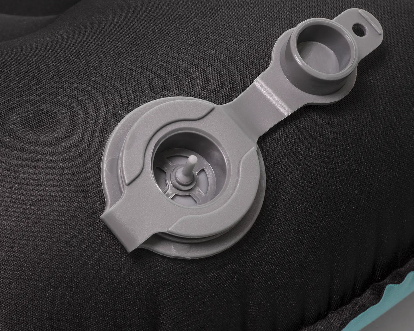 The Camp Pillow, two part valve inflation side open