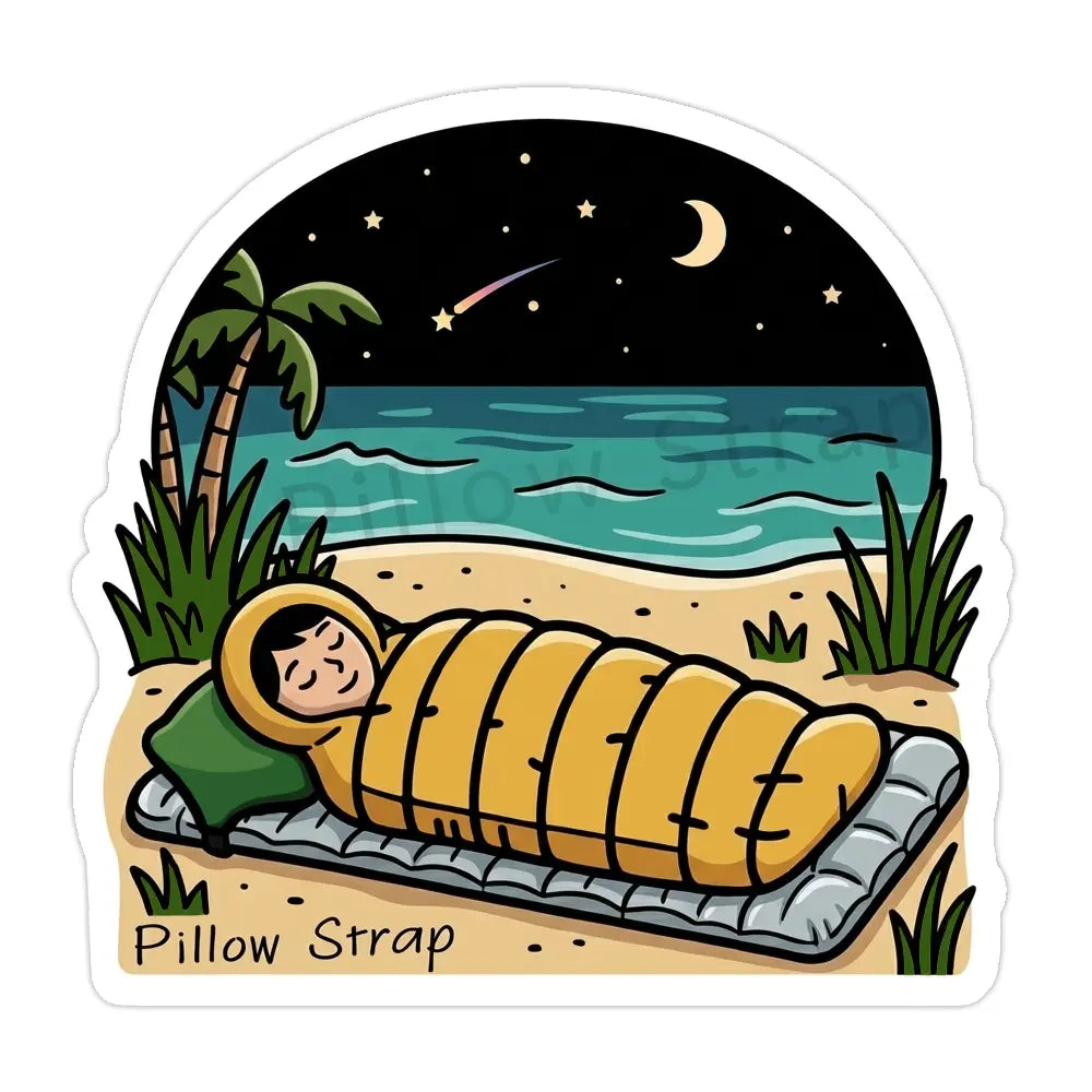 Beach Camping Sticker