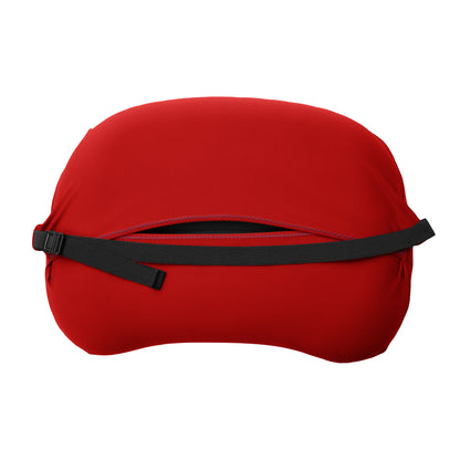 Pillow Strap Medium in Red, back view showing strap