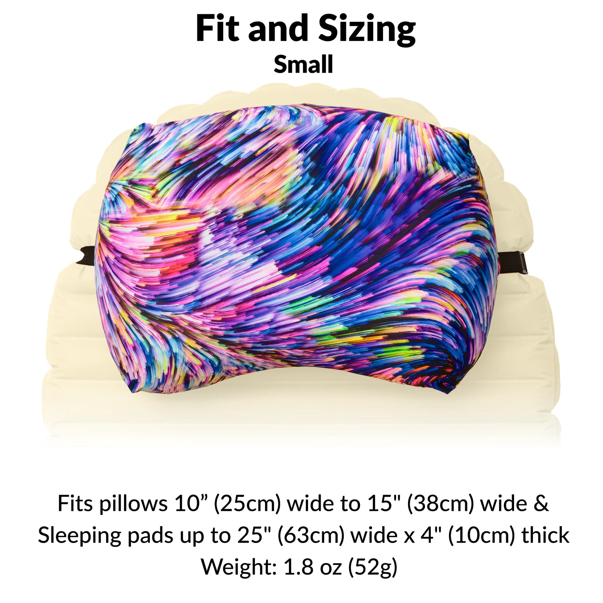 Pillow Strap | Camping Pillowcase - Small in Chroma Currents Pillow Strap | Camping Pillowcase - Small in Chroma Currents