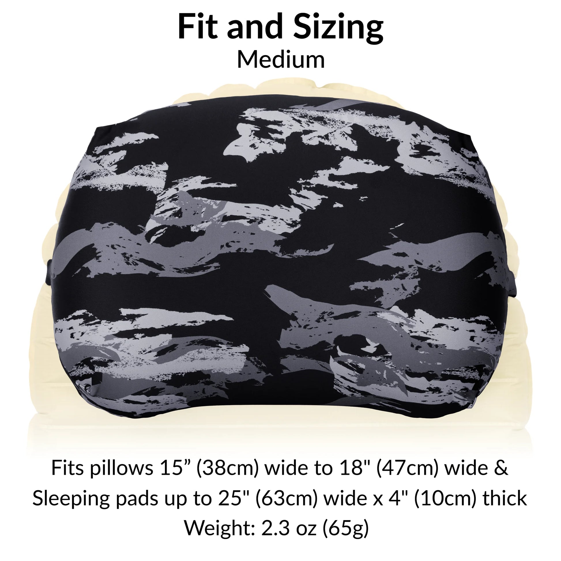 Measurements for medium Pillow Strap.